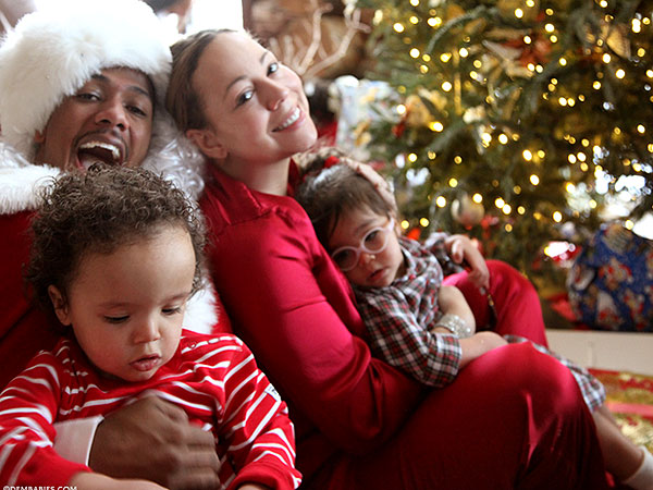 Mariah Carey Nick Cannon Twins Christmas