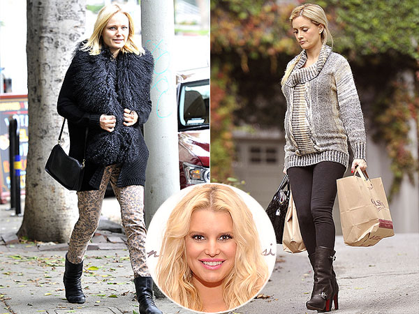 Celeb Moms-to-Be Bump It Up in Jessica Simpson Maternity