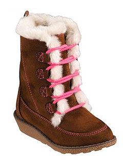 Carter's Faux Suede Brown Boots