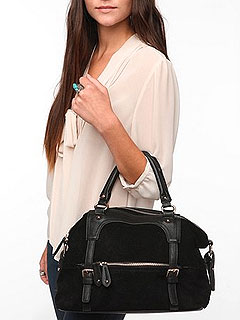 Remi and Reid Suede Satchel