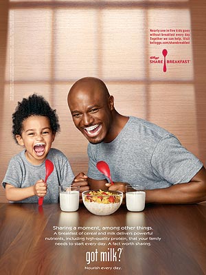 Taye Diggs Kellogg's Got Milk Campaign