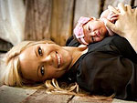 Jennie Finch Introduces Daughter Paisley