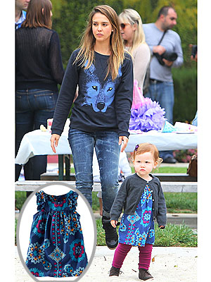 Jessica Alba Haven Warren Tea Collection Limpopo Bandana Ruffle Dress