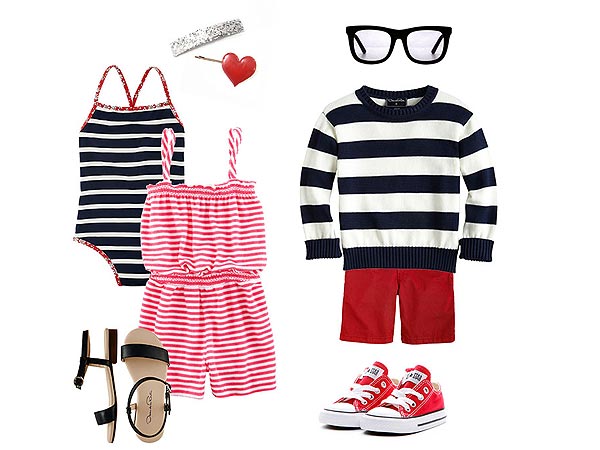 Graphic Stripes: Oscar de la Renta Kids Styling Tips Marissa Kraxberger