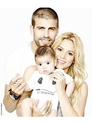 Shakira Gerard Piqué Milan Family Photo