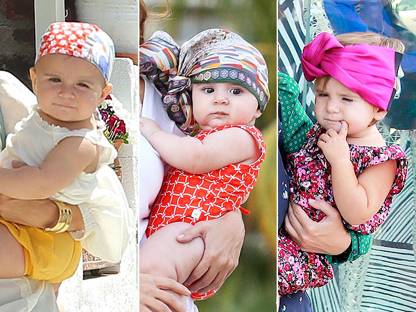 Penelope Disick Wearing a Turban Kourtney Kardashian