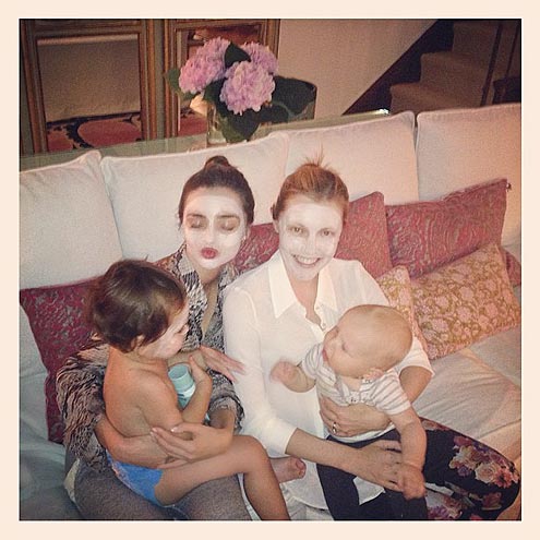 Celeb Babies Fabulous Lives: North West, Blue Ivy, Harper ... Miranda Kerr Instagram