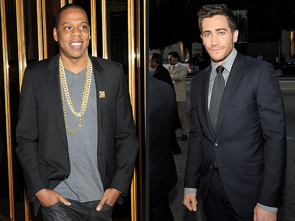 Jay Z, Jake Gyllenhaal Catch a Game Together