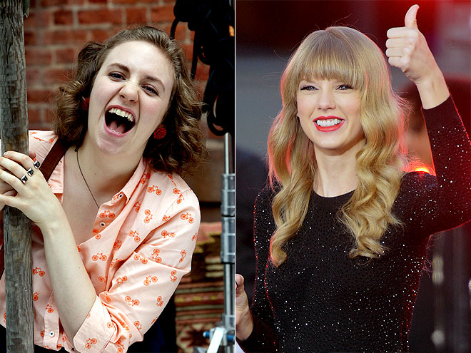 photo | Lena Dunham, Taylor Swift