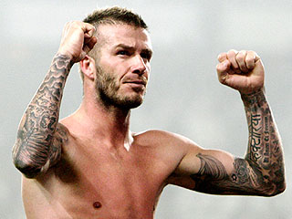 David Beckham's Sexiest Shirtless Shots on the Soccer Field | David Beckham