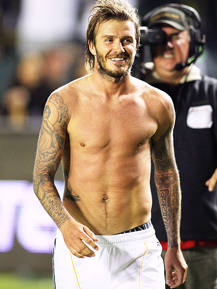 David Beckham Paparazzi Shirtless Shots Naked Male Celebrities