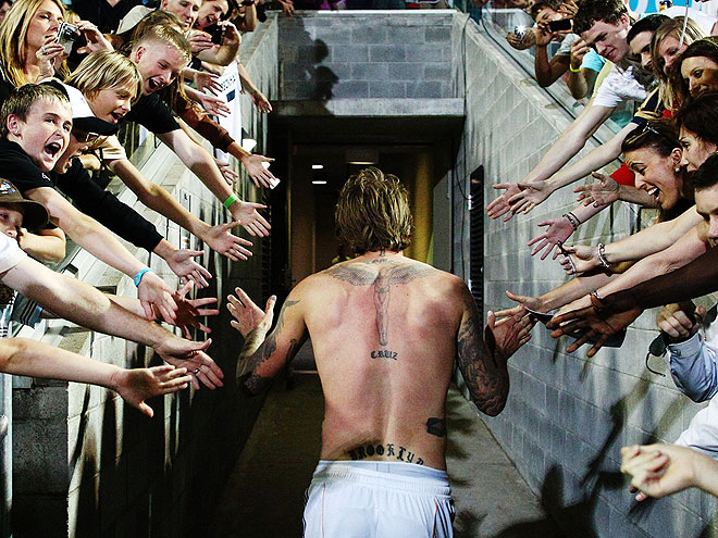BACK IN ACTION photo | David Beckham