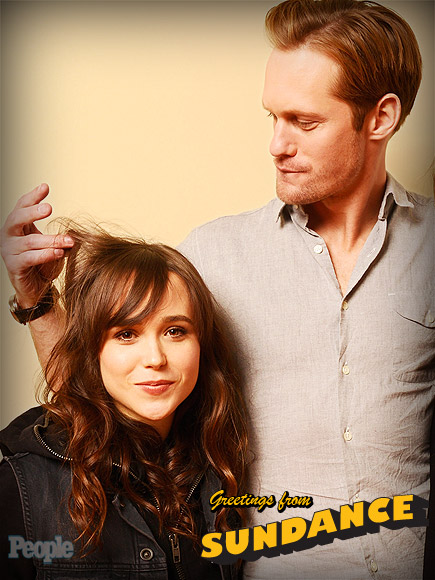 ELLEN PAGE & ALEXANDER SKARSGARD photo | Alexander Skarsgard, Ellen Page