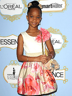 Oscar Nominee Quvenzhane Wallis, 9, Thanks Her Babysitter at Essence Awards