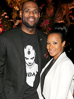LeBron James and Fiance Savannah Brinson in Coral Gables