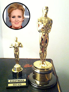 Adele Presents Mini Oscar to Her 'Best Son' | Adele