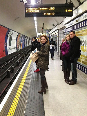 Geri Halliwell Tweets About Taking the Tube
