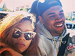 Rihanna & Chris Smiling Together in Sunny New Photo | Chris Brown, Rihanna