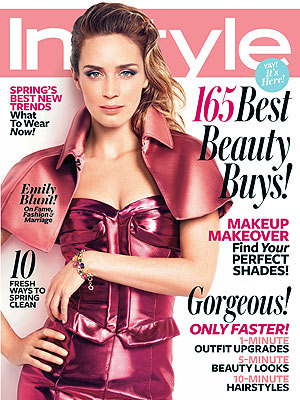 Emily Blunt Opens Up About Married Life with John Krasinski| In Style, Emily Blunt, John Krasinski