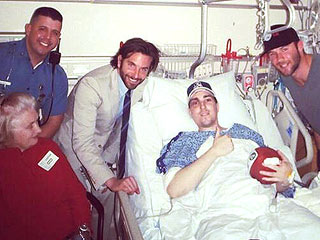 Bradley Cooper Visits Bombing Victim Who Lost Legs | Bradley Cooper