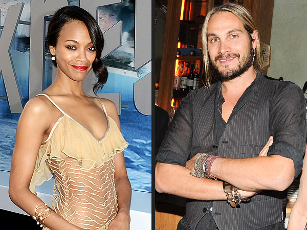 Zoë Saldana Secretly Marries Artist Marco Perego