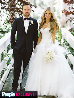 How Aaron Paul Surprised His Bride – Through Song – at Their Wedding | Aaron Paul