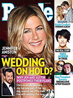 Why Jen & Justin Pushed Back Their Wedding Plans