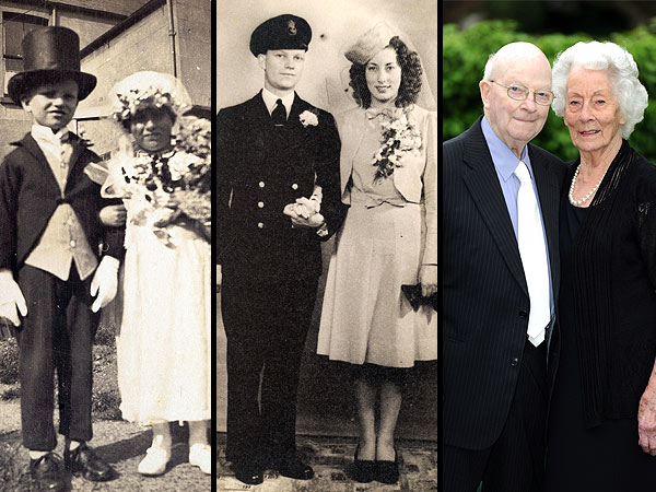 Couple Who Posed as Bride & Groom at Age 4 Still Going Strong at 91