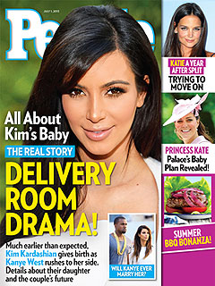 Kim Kardashian's Baby Is 'Already Smiling' | Kim Kardashian