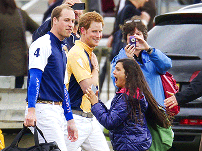 Meet the Ecstatic Schoolgirl Who Photographed Princes William & Harry