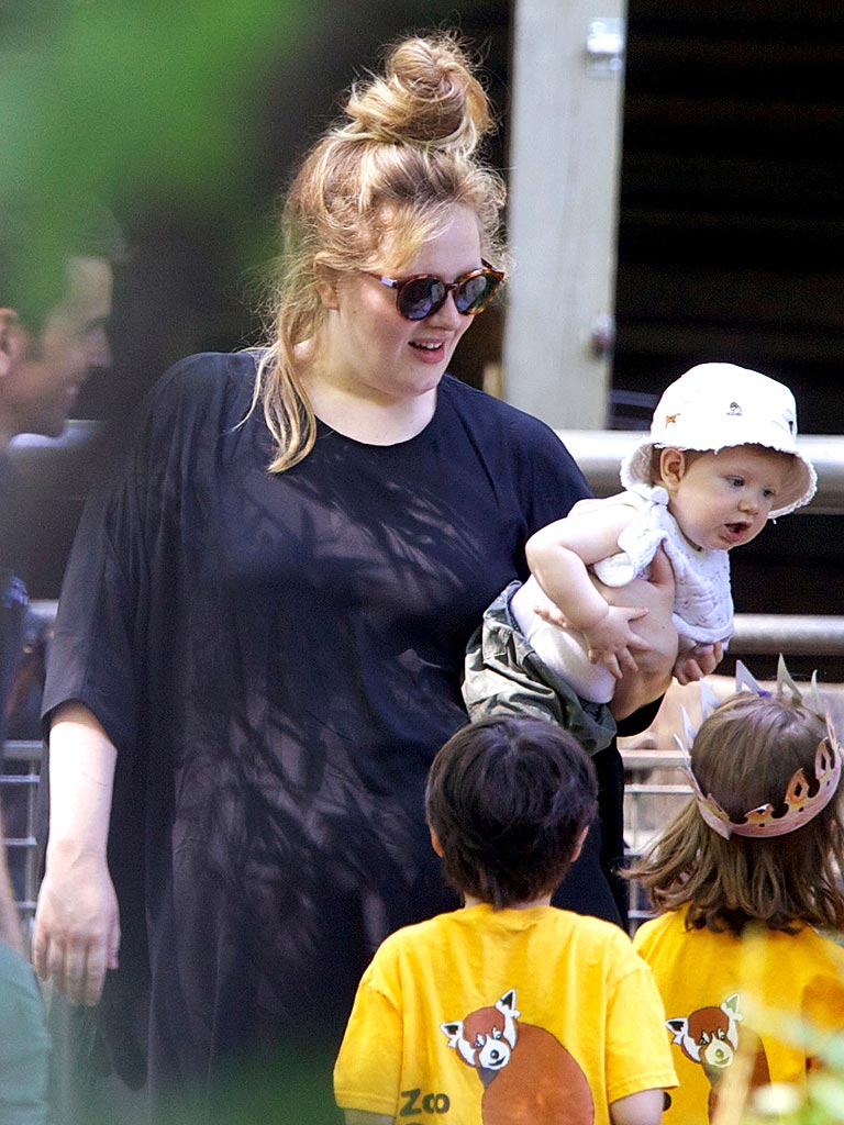 Adele Takes Son Angelo to the Zoo: Photos : People.com