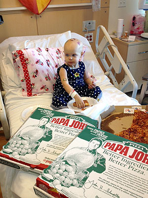 Hazel Hammersley Gets Hospital Pizza Party Thanks to the Internet| Real People Stories