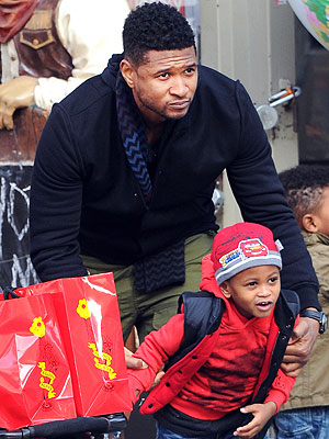 Usher's Son Hospitalized After Pool Accident