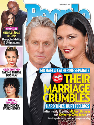 Michael Douglas and Catherine Zeta-Jones Separate