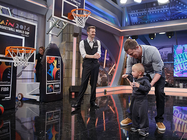 Channing Tatum Schooled by Toddler in Basketball Game| Channing Tatum