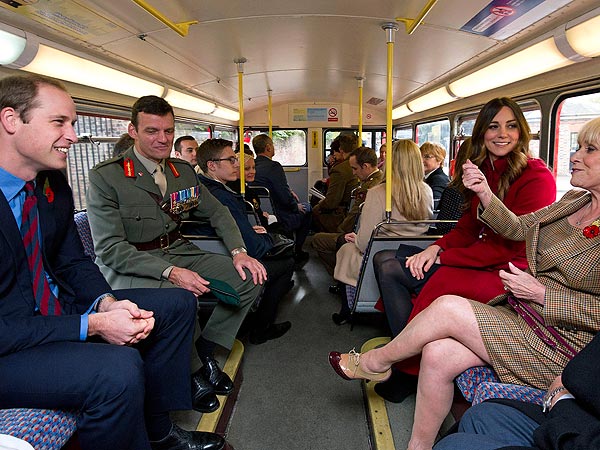 Prince William & Kate Visit Military Charity Workers at London Tube Station| The British Royals, The Royals, Kate Middleton, Prince William