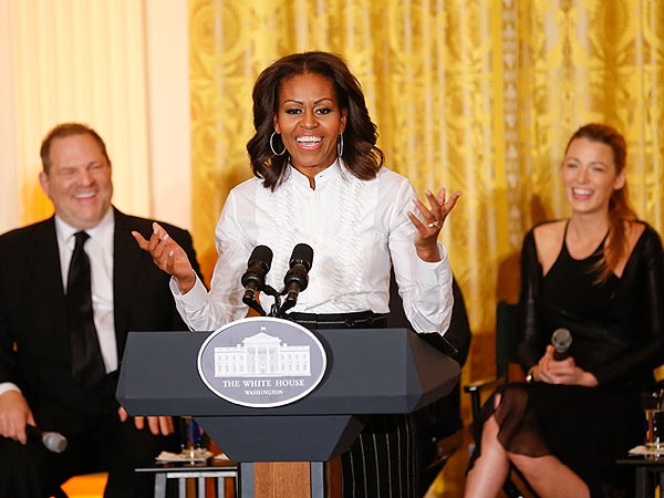 Blake Lively Addresses Aspiring Film Students at White House Workshop| Blake Lively, Michelle Obama
