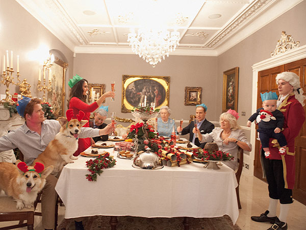 Prince George as a Reindeer! Imagining William & Kate's First Christmas as Parents| Christmas, The British Royals, The Royals, Camilla Parker Bowles, Kate Middleton, Prince Charles, Prince George, Prince Harry, Prince William, Queen Elizabeth II
