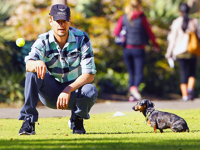Stars and Their Pets: Josh Duhamel's Ball Boy