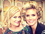 Gotcha! Emmy Stars Goofing Off on Set | Amy Poehler, Heidi Klum