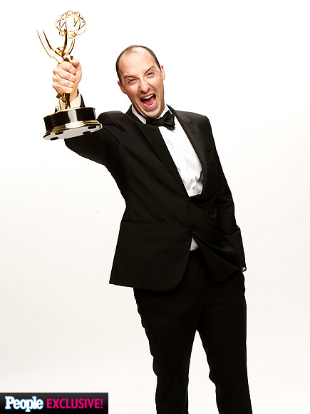 Inside PEOPLE's 2013 Emmys Photo Booth| Primetime Emmy Awards 2013, 30 Rock, Boardwalk Empire, Nurse Jackie, The Big Bang Theory, The Newsroom, Veep, Bobby Cannavale, Jeff Daniels, Jim Parsons, Julia Louis-Dreyfus, Merritt Weaver, Tina Fey, Tony Hale