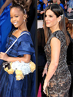 Oscars Accessories for the Win! | Sandra Bullock