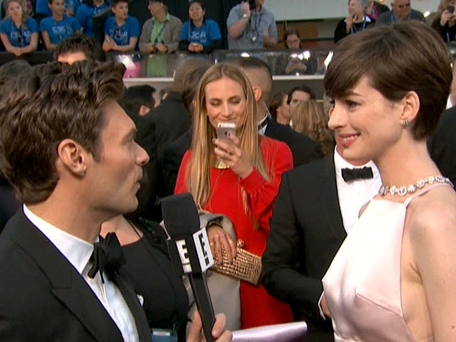 photo | Anne Hathaway, Ryan Seacrest