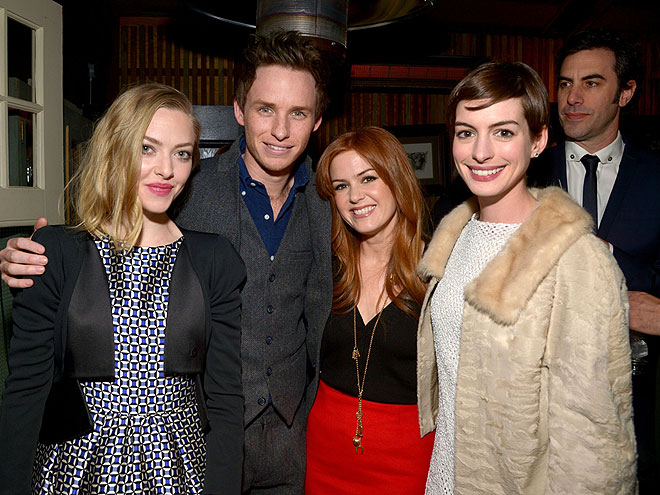 FIVE'S A CROWD photo | Amanda Seyfried, Anne Hathaway, Eddie Redmayne, Isla Fisher, Sacha Baron Cohen