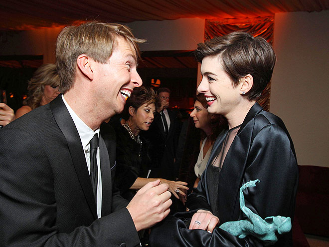 NO LAUGHING MATTER photo | Anne Hathaway, Jack McBrayer