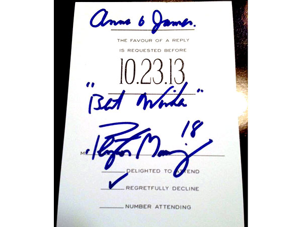 Peyton Manning Personally Responds to Fans' Wedding Invitation| Peyton Manning