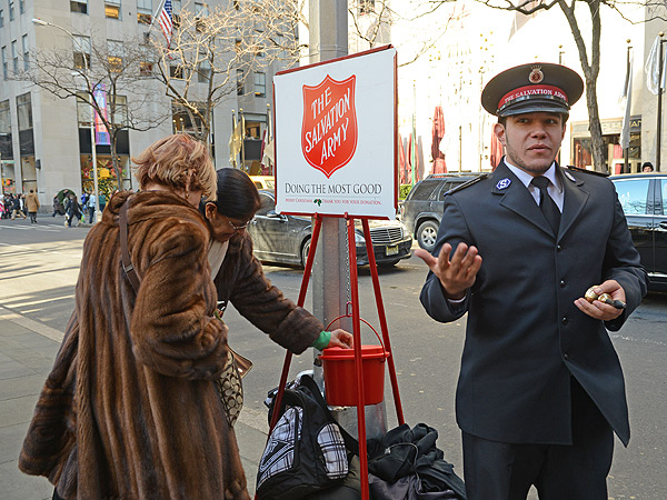 Portraits of N.Y.C. Salvation Army Bell Ringers| Real People Stories