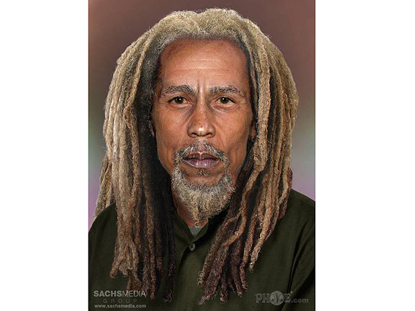 Portraits of Elvis, John Lennon, Kurt Cobain and More Rock Stars If They'd Lived to a Ripe Old Age| Bob Marley, Elvis Presley, Janis Joplin, Jim Morrison, Jimi Hendrix, Kurt Cobain