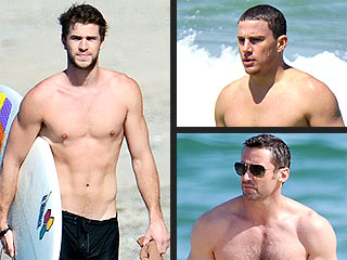 Hollywood's Sizzling Beach Bums (and Abs n' Pecs)