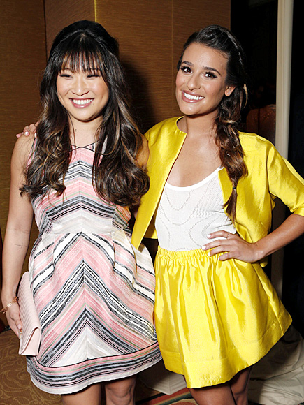 FROCK OUT photo | Jenna Ushkowitz, Lea Michele